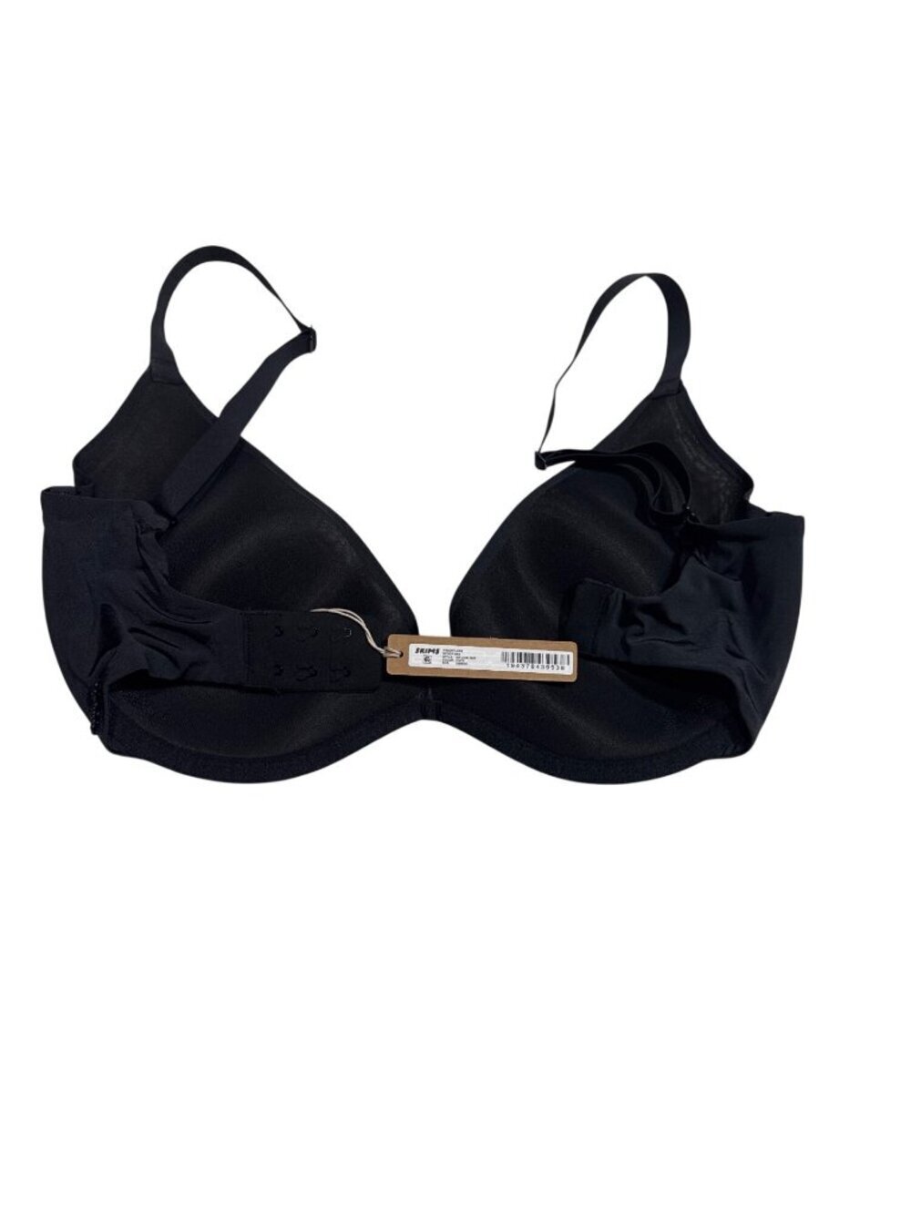 NWT Skims 32DDDD Weightless Scoop Bra Onyx Black $58 MSRP - Picture 4 of 4